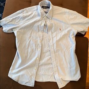 Polo Shirt-Sleeve Button Up Shirt